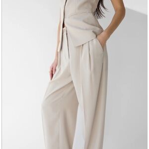 OAK + FORT Charcoal Recycled Trousers